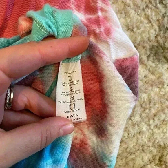 PACSUN CONTROL TIE DYE TOP S - Picture 6 of 7